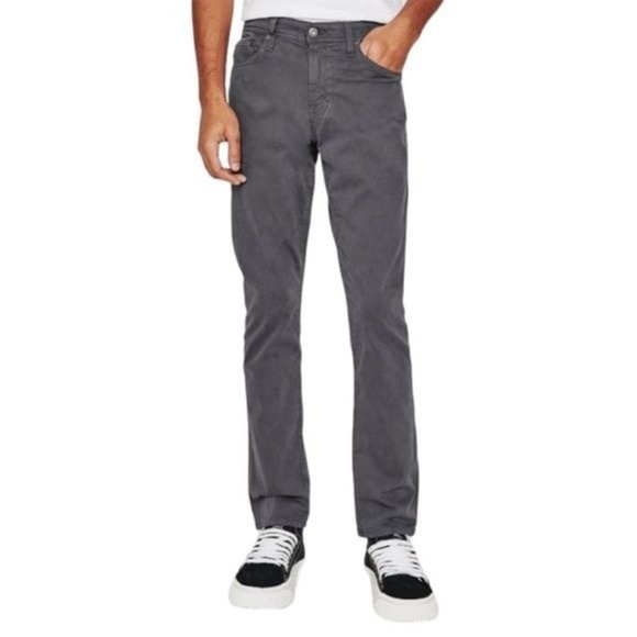 AG Adriano Goldschmied Mens The Everett Slim Straight Pant Gray Sz 34 x 28 - Picture 1 of 13